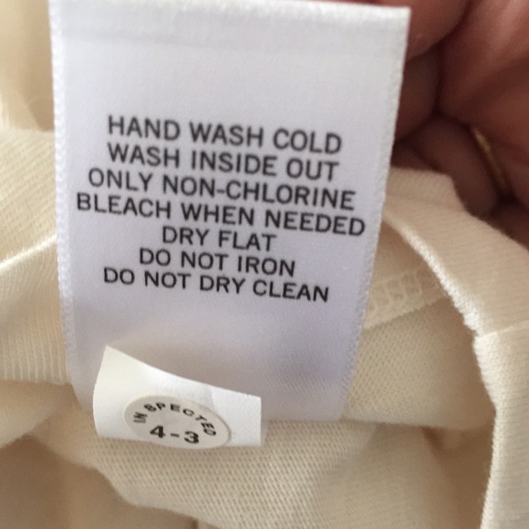 EUC Banana Republic cream tank top w/sequins - Picture 5 of 6